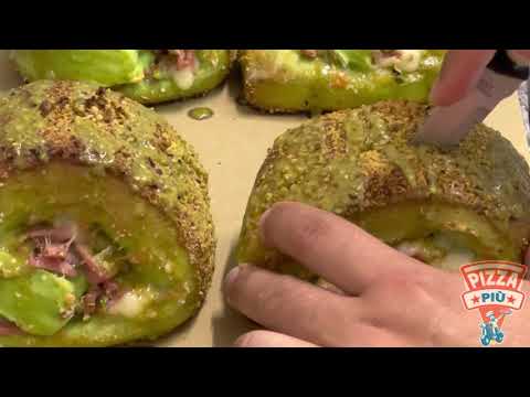 Panino napoletano pistacchio e mortadella “Pizza Più” Benevento Rosticcere Gennaro De Luca