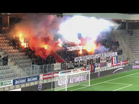 Thun-FCB: Protest der Muttenzerkurve - 10.02.2018