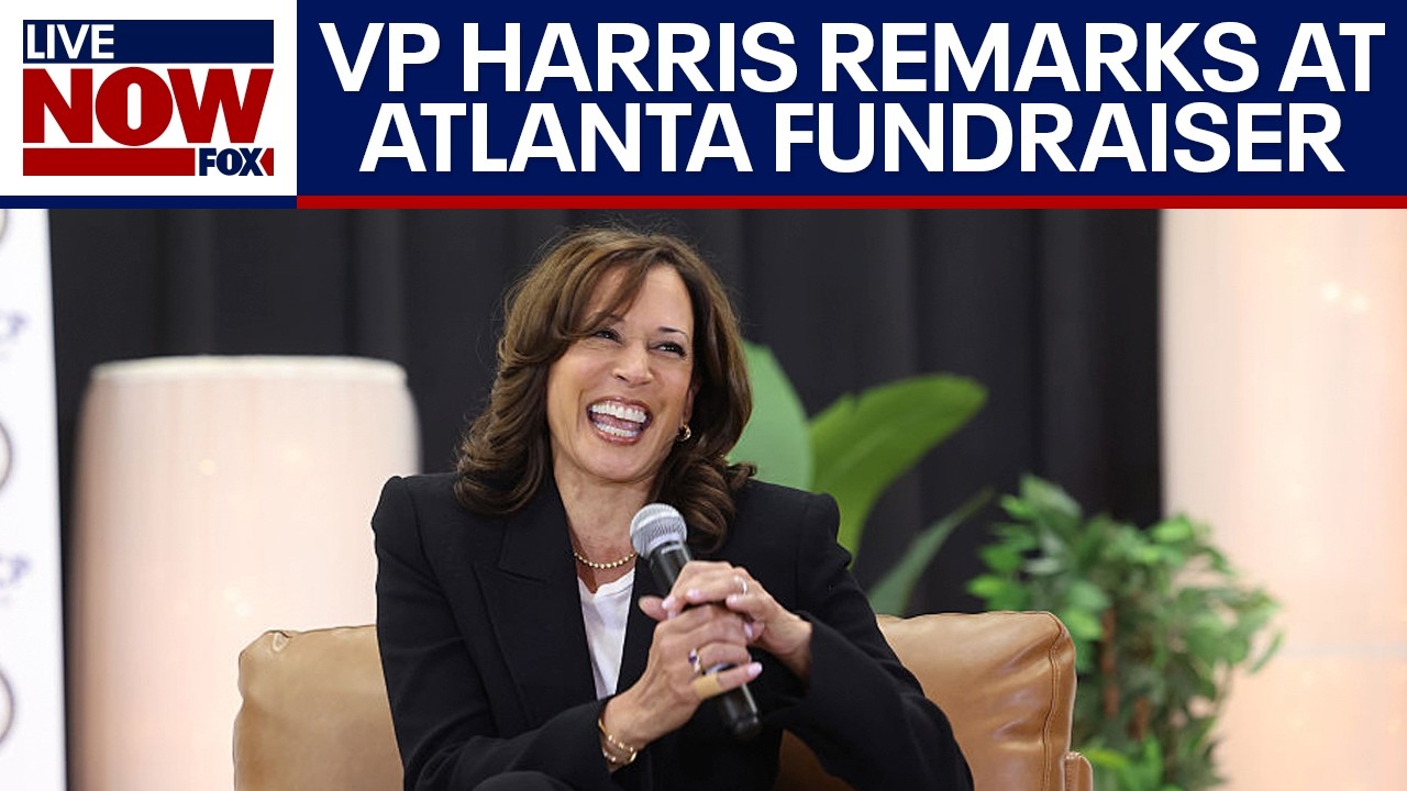 WATCH: Former VP Kamala Harris speaks at Atlanta fundraiser