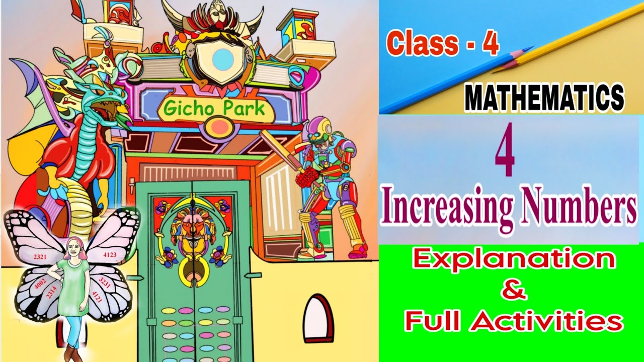 INCREASING NUMBERS STD 4 MATHS UNIT 4 FULL ACTIVITIES ENGLISH MEDIUM