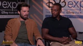 Sebastian Stan & Anthony Mackie Tease a 30-Minute, Or Longer, Battle Scene In Avengers Infinity War