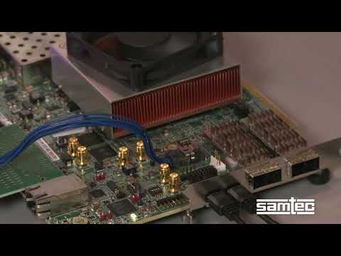 Samtec DesignCon 2017 – Flyover QSFP In Xilinx VCU 118 Demonstration Board