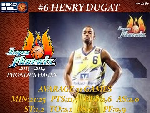 Henry Dugat 2013-2014 Phoenix Hagen BBL