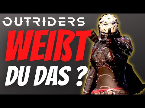 OUTRIDERS - Tipps, die du wissen solltest / Outriders Deutsch / Outriders Tipps Guide Developer