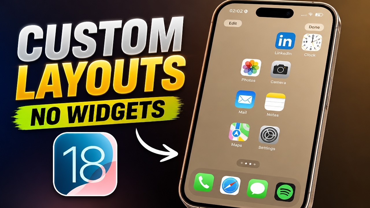 How To Customize iOS 18 Home Screen Without Widgets (Quick and Easy)