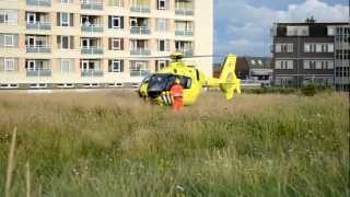 preview picture of video 'Trauma heli naar Egmond aan Zee'