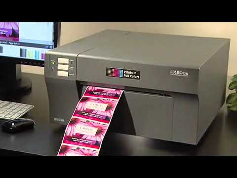 Image of Primera LX910e High Speed Wide Format Colour Label Printer video thumbnail