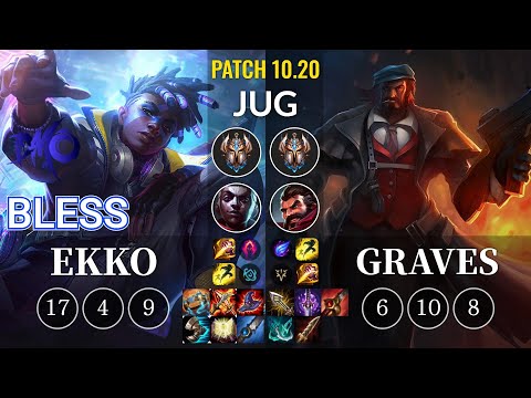 DMO bless Ekko vs Graves Jungle - KR Patch 10.20