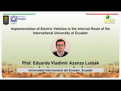 Prof. Eduardo Vladimir Azanza Lutsak, Representative of Rector, Universidad Internacional del Ecuador, Ecuador