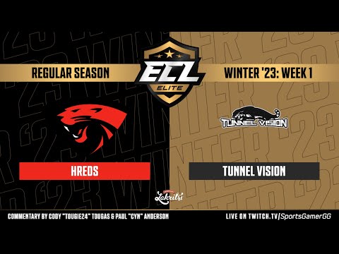 ECL Elite Winter '23 HIGHLIGHTS | Tunnel Vision vs. hREDS - NHL 23 EASHL 6s Gameplay