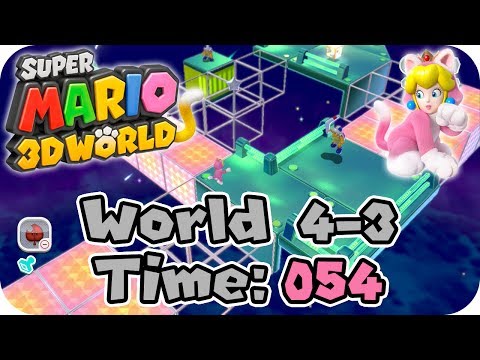Super Mario 3D World: (4-3) Beep Block Skyway - 054