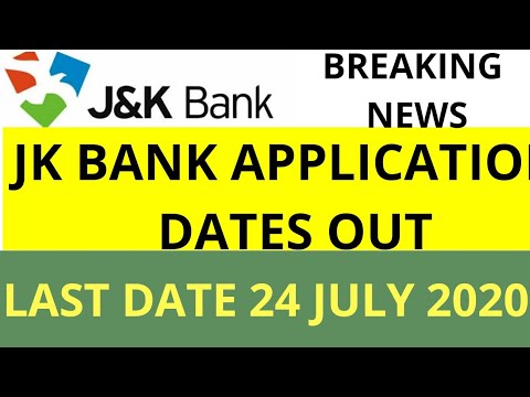 JKBANK RECRUITMENT 2020 OUT | APPLY ONLINE FROM 2ND JULY| TOTAL POST 1850|JOIN LIVE BATCH9419145317