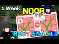 TRADING from RIDE POTION to FROST DRAGON in 1 WEEK | Roblox Adopt Me Trades