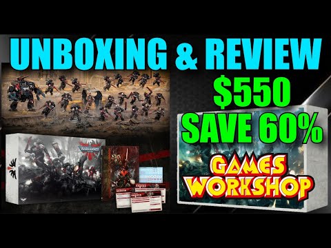 Unboxing Warhammer 40,000 Blood Angels Army Launch Box (Massive Savings) #New40k #Warhammer40k