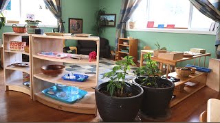 Tour of Montessori Toddler Classroom:  What is on my shelves in Toddler Montessori Classroom?