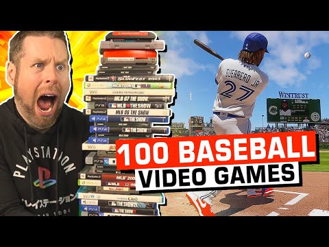 Hitting a HOME RUN on 100 BASEBALL VIDEO GAMES!