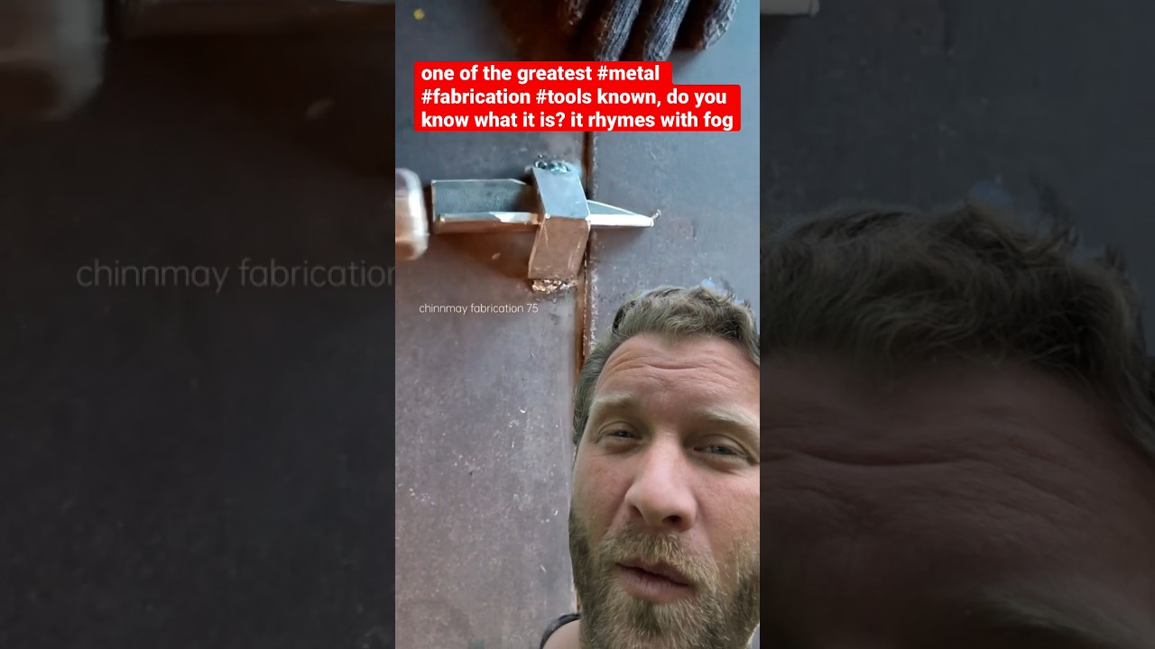 one of the greatest #metal #fabrication #tools known, do you know what it is? it rhymes with fog