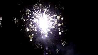 preview picture of video 'Private Fireworks Show - July 3, 2010 - Northfield, VT'