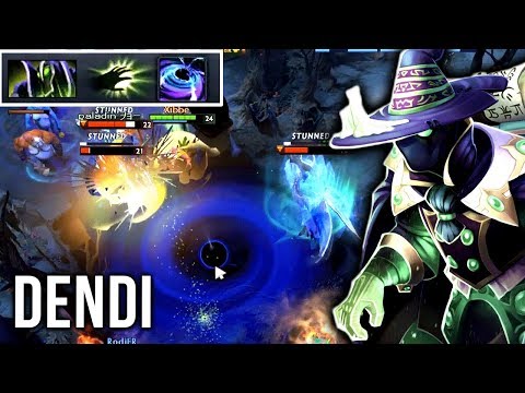 Dendi still playing with Legendary DTS Tag - EPIC Rubick like TI2 - 3 MAN Black Hole & more - Dota 2