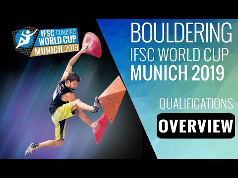 IFSC World Cup Munich 2019 || Boulder qualifications highlights