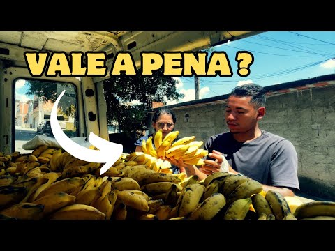 QUANTO GANHA UM VENDEDOR DE BANANA ? MOSTREI A REALIDADE!!