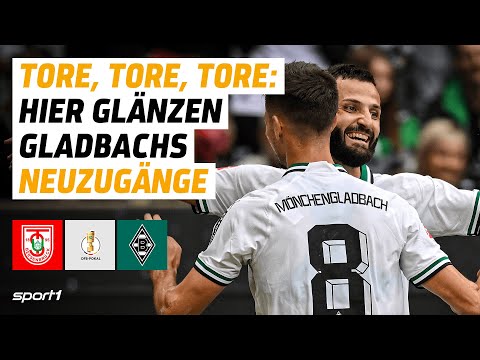 TuS Bersenbrück - Borussia Mönchengladbach | DFB-Pokal 1. Runde Tore und Highlights