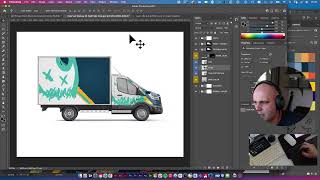 I'm making apparel mockups with a new logo