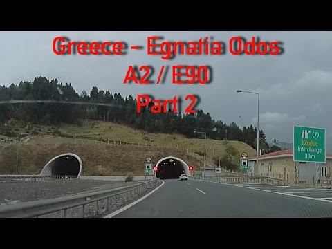 A2/Egnatia Odos to Igoumenitsa Greece (part 2) 2x Speed