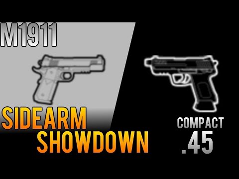 Sidearm Showdown - M1911 vs. Compact .45 - Battlefield 4 (BF4) Analysis and Review