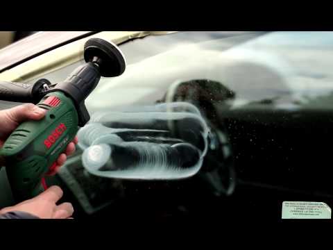 How to remove scratches from car side windows using Automotive Glass Scratch Removal Kit
