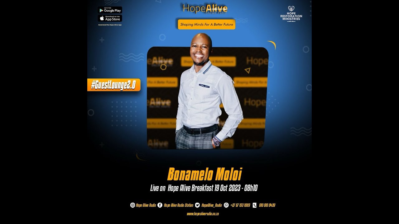 Hope Alive Radio_Mr Moloi and Sibongile Bodibe