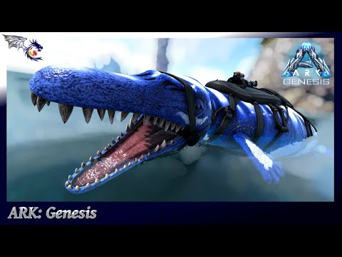 Taming X-Basilosaurus & X-Ichthyosaurus In The Ocean Biome | ARK: Genesis [S2E8]