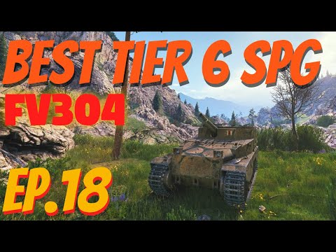 FV304 British SPG with highest damage - World of Tanks