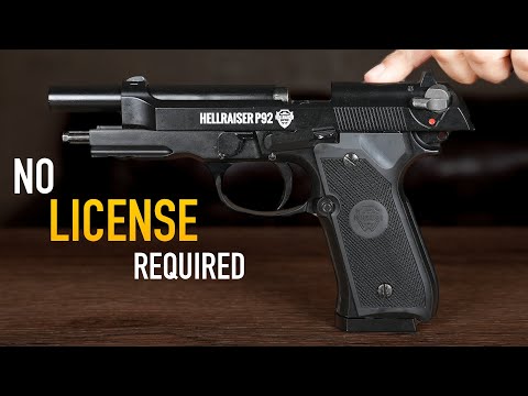 Blowback co2 powered air gun the Hellraiser P92 (.177 cal) No License required