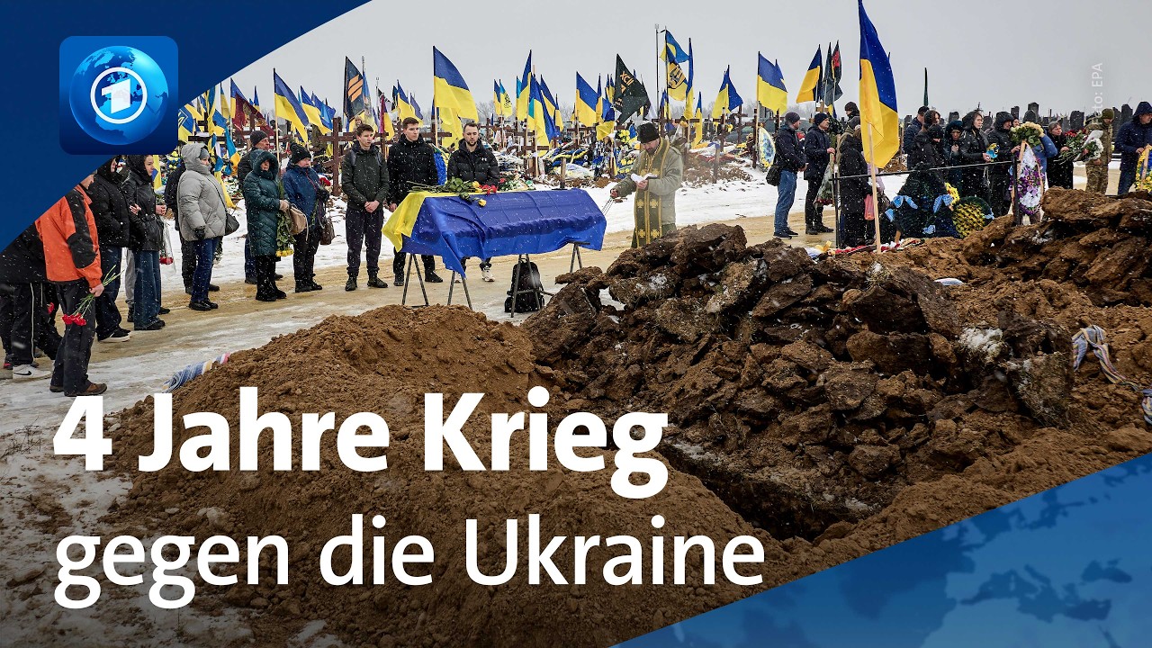 4 Jahre Krieg: Jahrestag des russischen Angriffskriegs auf die Ukraine