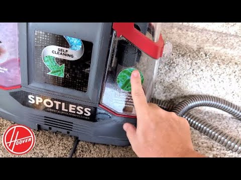 How to Operate ANY Hoover Spotless Portable Carpet & Upholstery Cleaner (Tutorial Instructions Use)