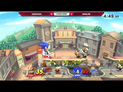 VS Weekly 9/27/18 - Losers Semis - ChocoTaco (Fox) vs Ur2Slow (Sonic) - Smash 4