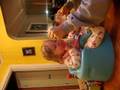 Ava Eating Rice Cereal Yum