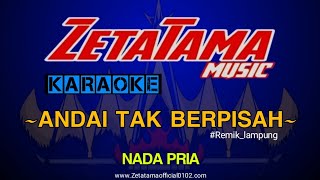 Download lagu 'ANDAI TAK BERPISAH' KARAOKE REMIK LAMPUNG || Nada Pria mp3