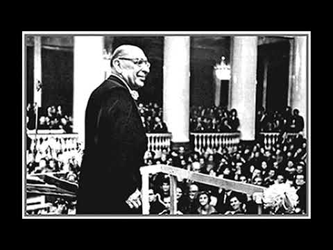 Речь Игоря Стравинского перед концертом в Ленинградской филармонии во время визита в СССР (1962 г.)