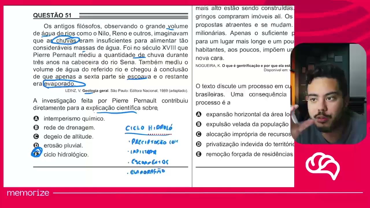 Resolução em Vídeo — Questão 51 ENEM 2018 PPL
