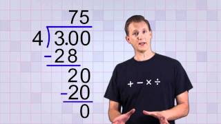 Math Antics - Convert any Fraction to a Decimal