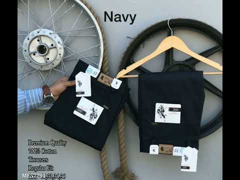 trousers*nd - U.S Polo* Cotton PANTS FOR MEN👖Hi Qality Cotton Trouser  For Cool Dude's 🔥