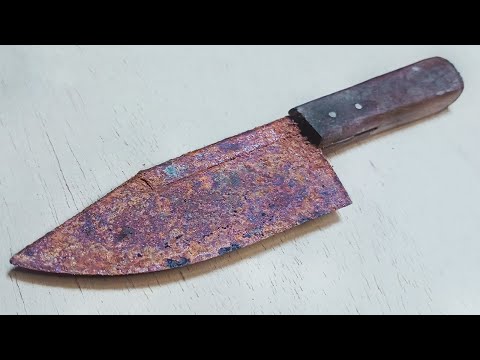 Small Rusty Knife Restoration | ASMR | MrRefurb