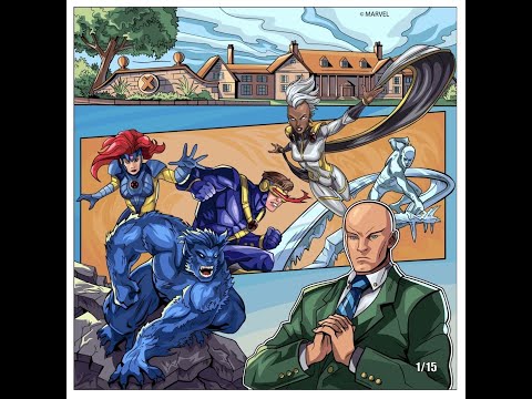 X-men marvel comics Coloring page