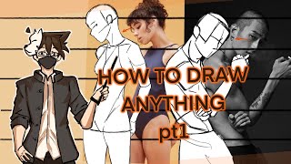 TUTORIAL How to Draw Anything (part 1)  Basic Anat