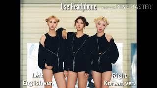 Loona Odd Eye Circle - Loonatic (English and Korean versions comparison) [Use Headphones]