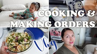 Cooking & Making Orders | VLOG