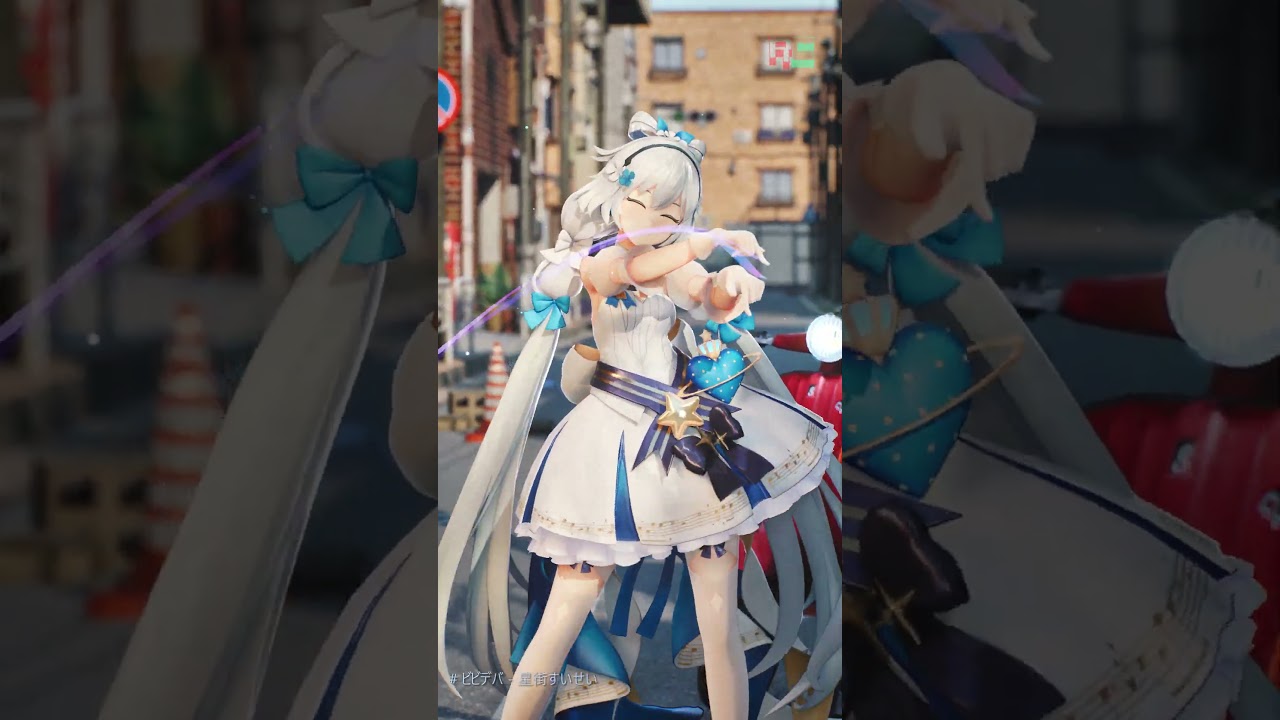 #ビビデバ 裾掴んだドレスのLuoTianyi