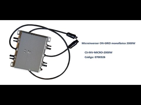 Microinversor ON-GRID monofásico 2000W  CS-INV-MICRO-2000W